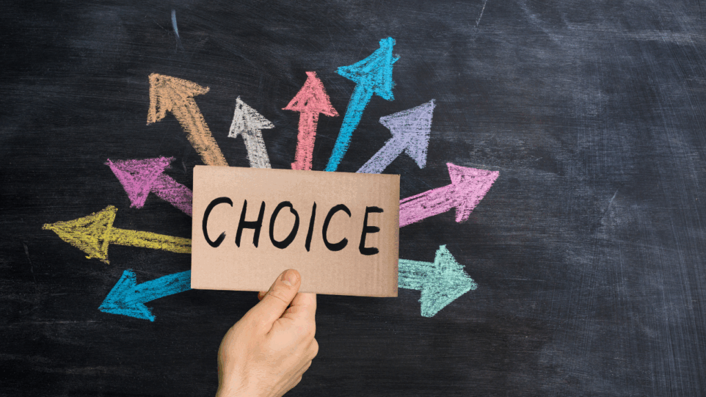 選択のイメージ画像